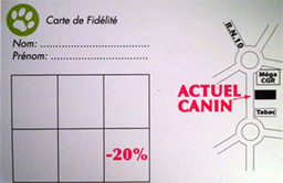 carte de fidélité